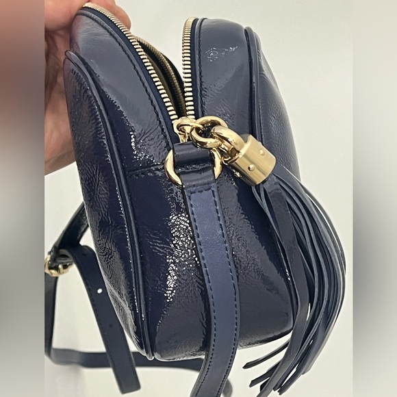 Gucci Blue Patent Soho Disco Bag - Picture 4 of 15
